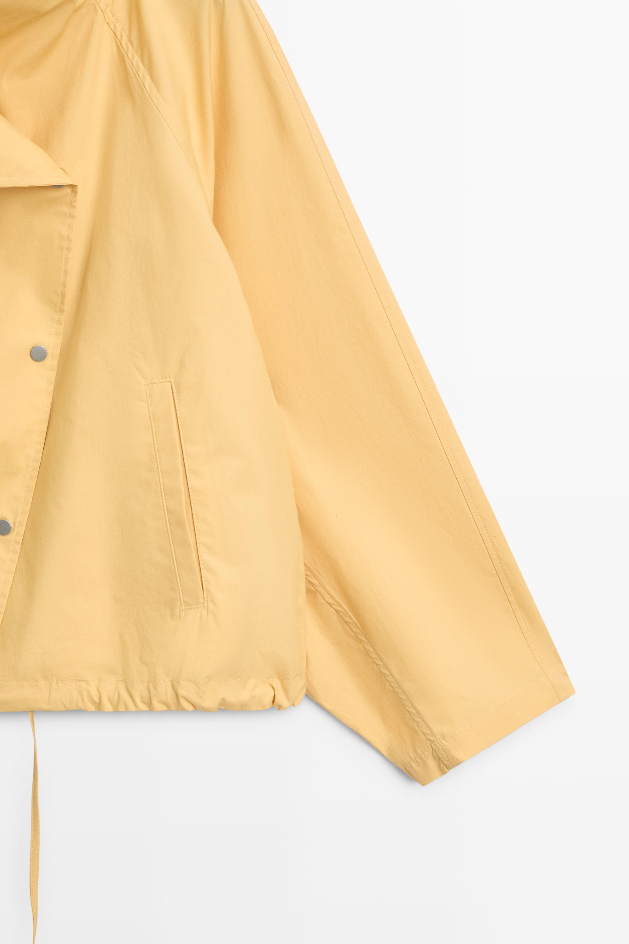 100% cotton bomber jacket with side fastening
